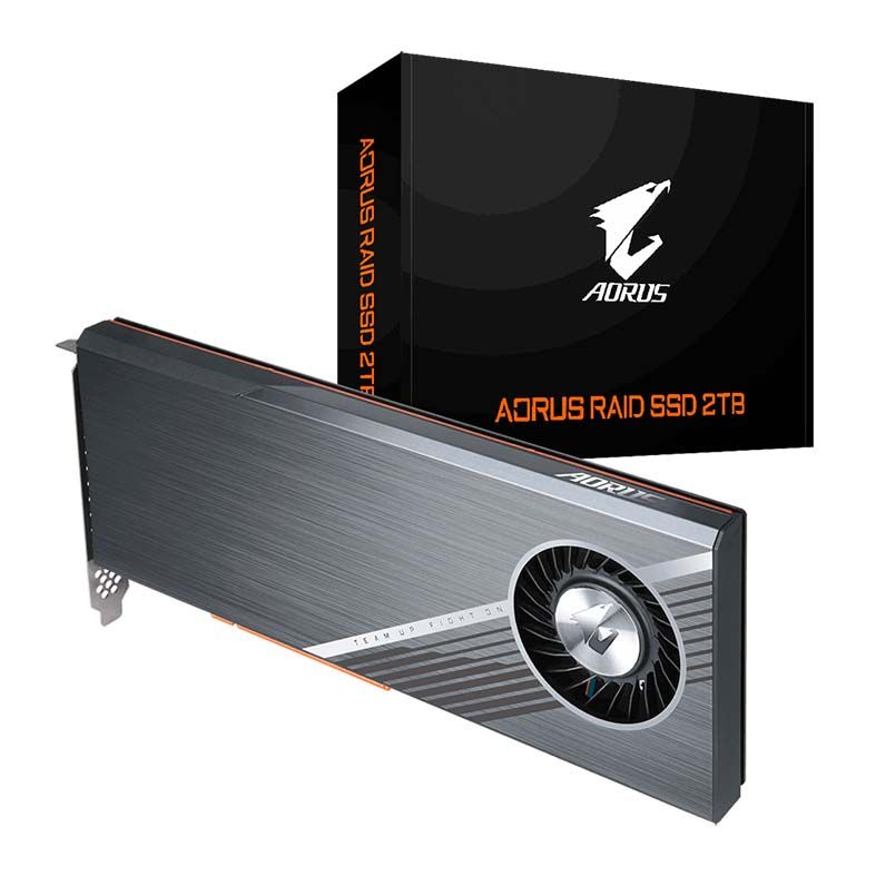 SSD Gigabyte Aorus Raid 2TB PCIe 3.0 x8 NVMe, GP-ASACNE2200TTTDA