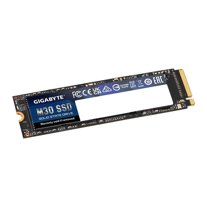 SSD Gigabyte M30, 1TB, M.2 2280, PCIe NVMe, Leitura 3500 MB/s, Gravacao 3000 MB/s, GP-GM301TB-G