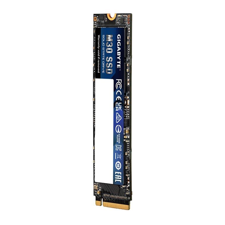 SSD Gigabyte M30, 512GB, M.2 2280, PCIe NVMe, Leitura 3500 MB/s, Gravacao 2600 MB/s, GP-GM30512G-G