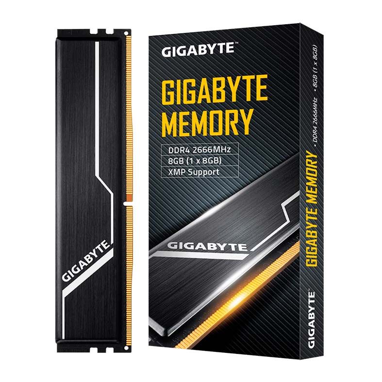 Memoria Gigabyte 8GB (1x8) DDR4 2666MHz Preto, GP-GR26C16S8K1HU408