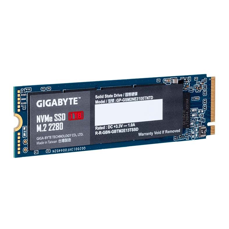 SSD Gigabyte 1TB M.2 2280 PCIe 3.0 x4 NVMe, GP-GSM2NE3100TNTD