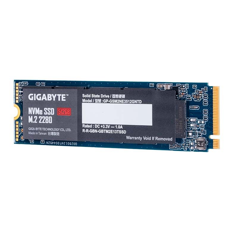 SSD Gigabyte 512GB M.2 2280 PCIe 3.0 x4 NVMe, GP-GSM2NE3512GNTD