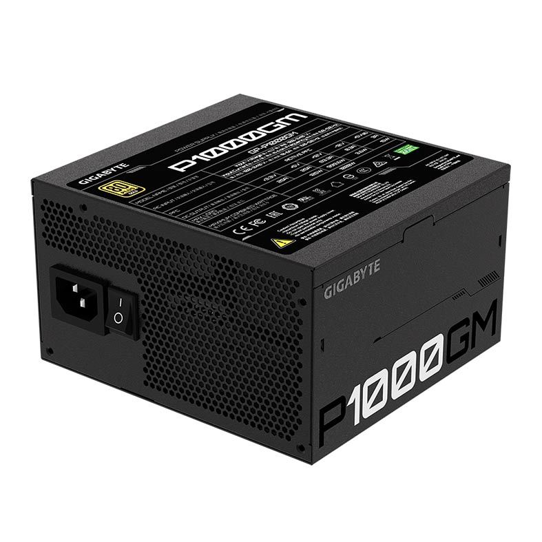 Fonte Gigabyte P1000GM Full Modular 1000W 80 Plus Gold, GP-P1000GM
