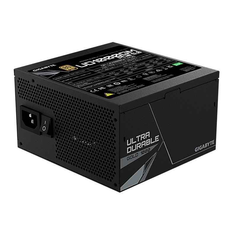 Fonte Gigabyte UD 1000GM, 1000W, Full Modular, 80 Plus Gold, Preto, GP-UD1000GM