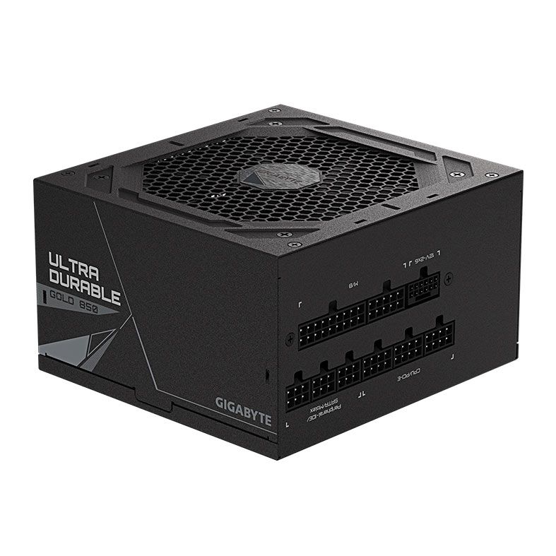 Fonte Gigabyte UD850GM PG5 V2, 850W, ATX 3.1, PCIe 5.1, Full-Modular, 80 Plus Gold, Preto, GP-UD850GM-PG5-V2