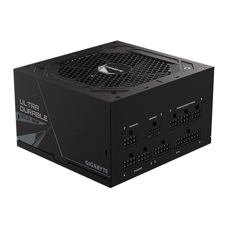 Fonte Gigabyte UD Gold 850, 850W, Full Modular, PCI-e Gen5, 80 Plus Gold, Preto, GP-UD850GM-PG5