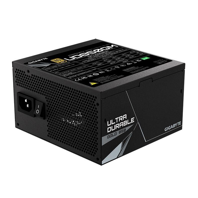 Fonte Gigabyte UD Gold 850, 850W, Full Modular, 80 Plus Gold, Preto, GP-UD850GM
