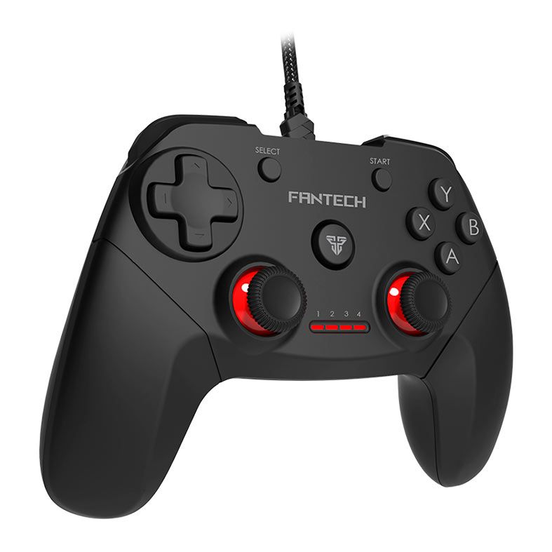 Controle Gamer Fantech GP12 Revolver, PC/PS3, Preto, GP12-BK