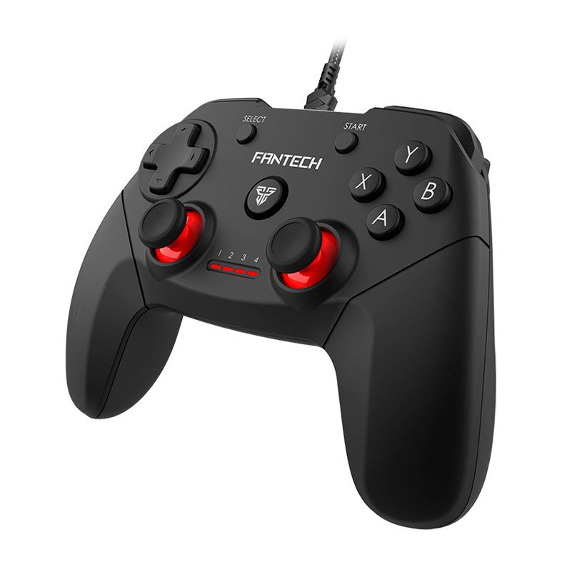 Controle Gamer Fantech GP12 Revolver, PC/PS3, Preto, GP12-BK