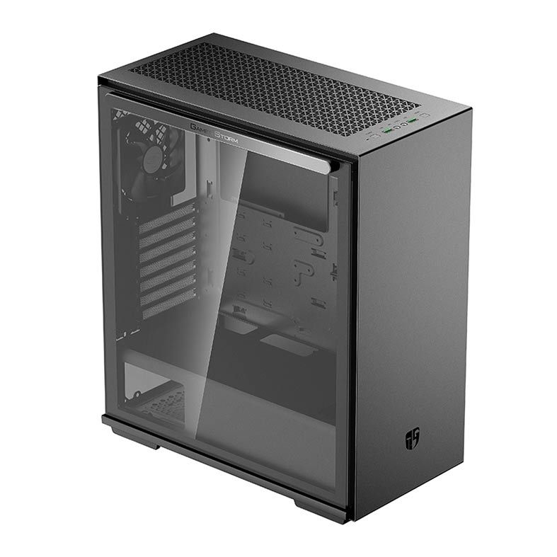 Gabinete DeepCool Macube 310P Vidro Temperado Preto, GS-ATX-MACUBE310P-BKG0P