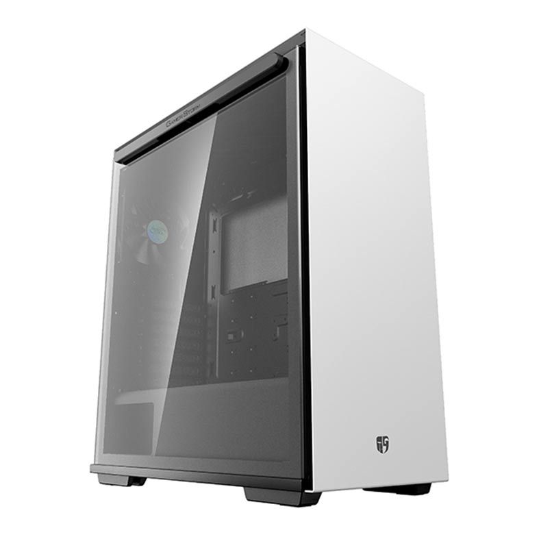 Gabinete DeepCool Macube 310P Vidro Temperado Branco, GS-ATX-MACUBE310P-WHG0P