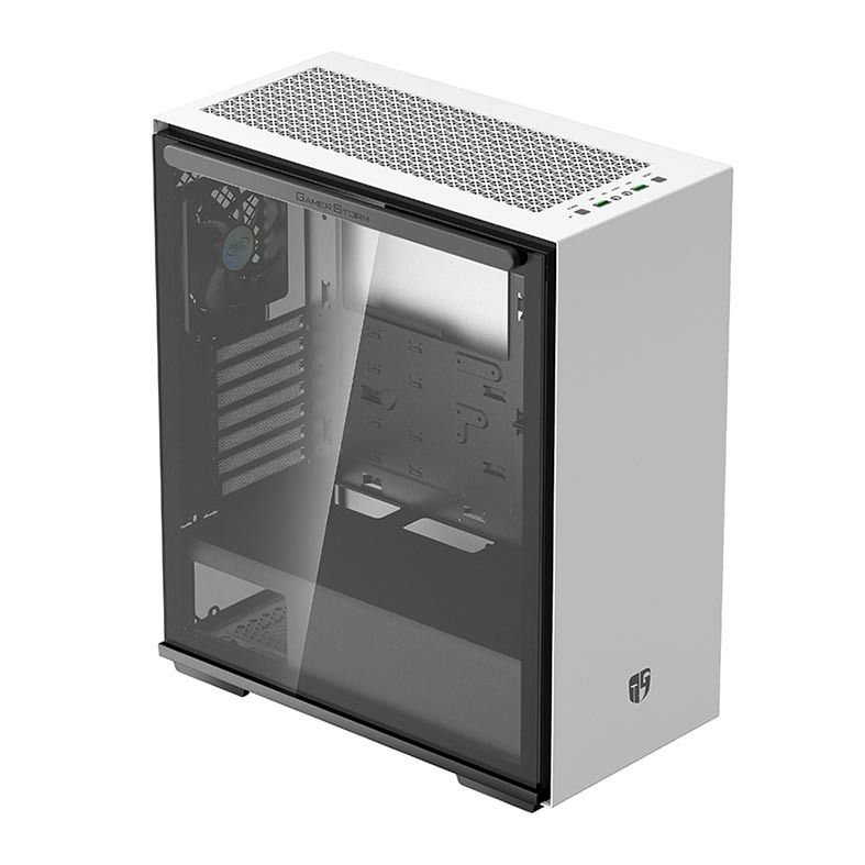Gabinete DeepCool Macube 310P Vidro Temperado Branco, GS-ATX-MACUBE310P-WHG0P