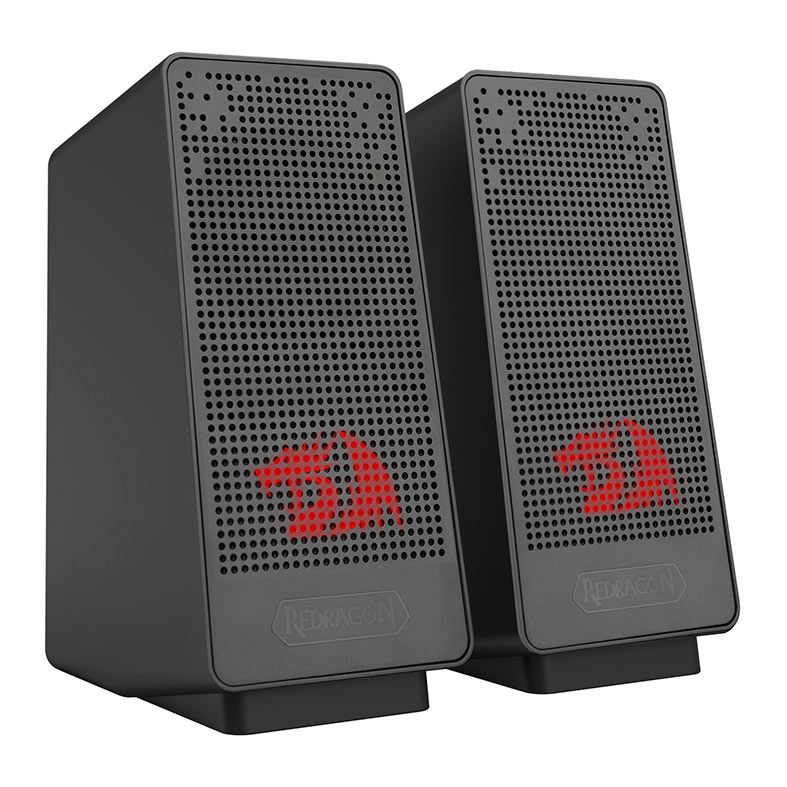 Caixa de Som Redragon Ranch, 2x3W RMS, Preto, GS513