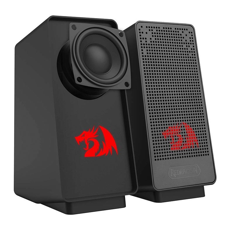 Caixa de Som Redragon Ranch, 2x3W RMS, Preto, GS513