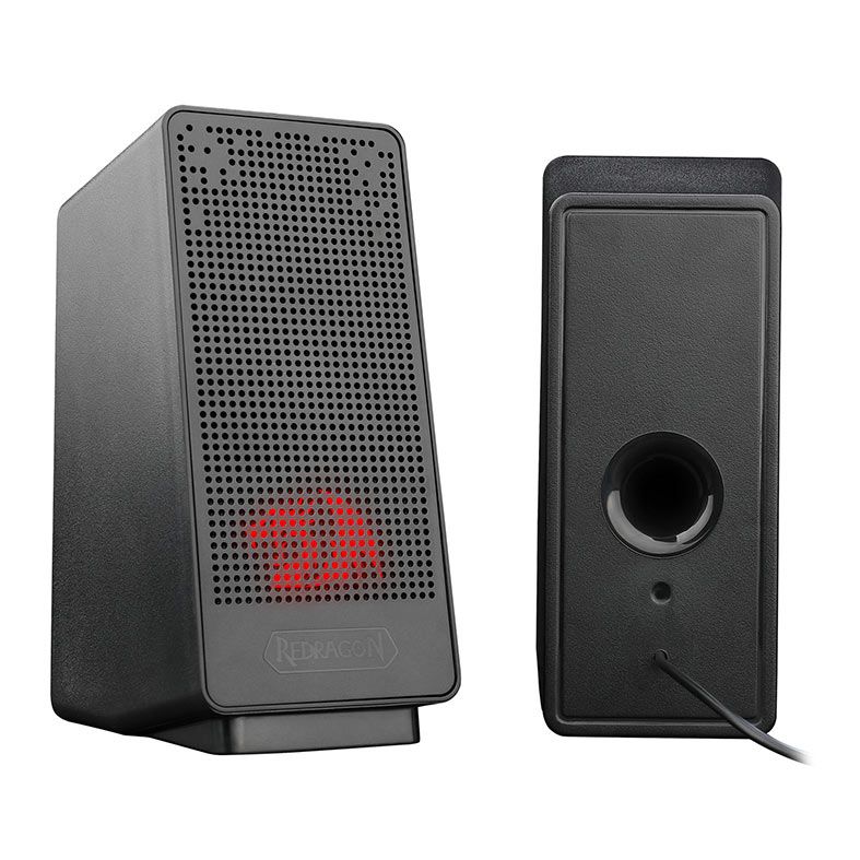Caixa de Som Redragon Ranch, 2x3W RMS, Preto, GS513