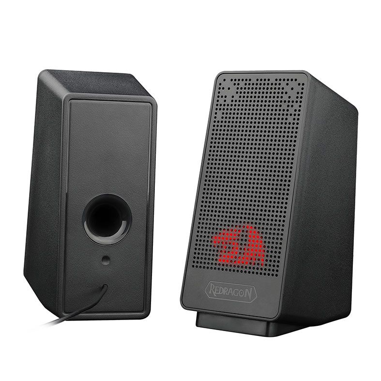 Caixa de Som Redragon Ranch, 2x3W RMS, Preto, GS513