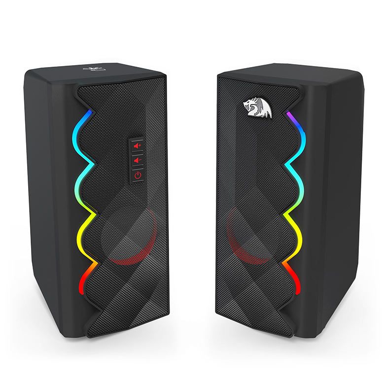 Caixa de Som Redragon Cipher, RGB, 2x5W RMS, Preto, GS522