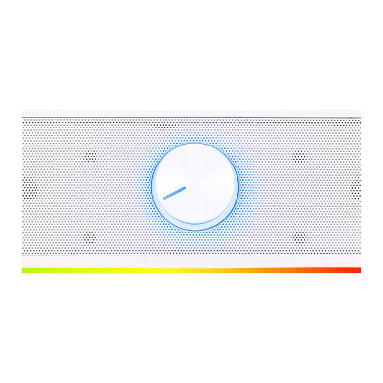 Soundbar Redragon Adiemus, RGB, 3W RMS, USB e P2, Branca, GS560W