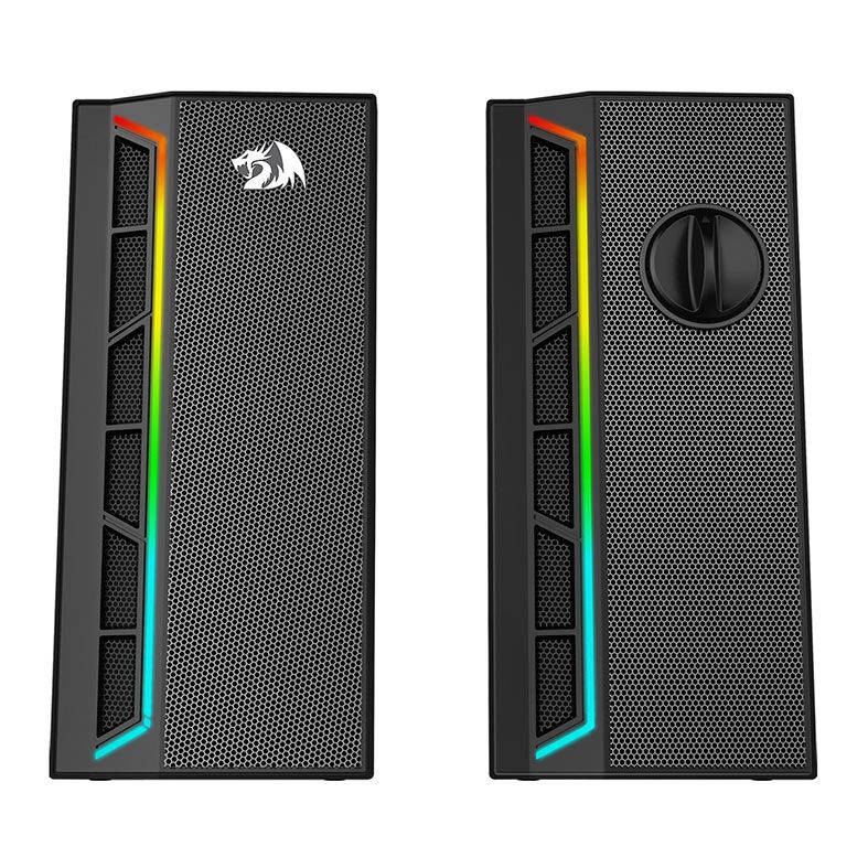 Caixa de Som Redragon Calliope, RGB, 5W RMS, USB e P2, Preta, GS580