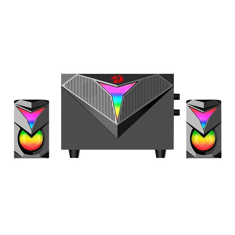 Caixas de Som e Subwoofer Gamer Redragon Toccata RGB USB Preto, GS700