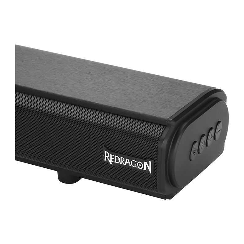 Soundbar Gamer Redragon Janna, 60W RMS, Bluetooth/HDMI/P2, Preto, GS815