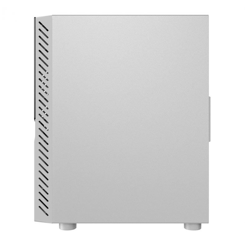 Gabinete Gamer Pcyes Set White Ghost, Mid-Tower, Lateral de Vidro, Branco e Preto, GSWGPBR