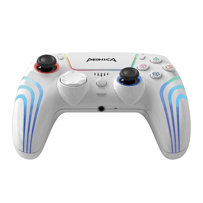 Controle Marvo Monka GT-96, RGB, Wireless, Branco, GT-96