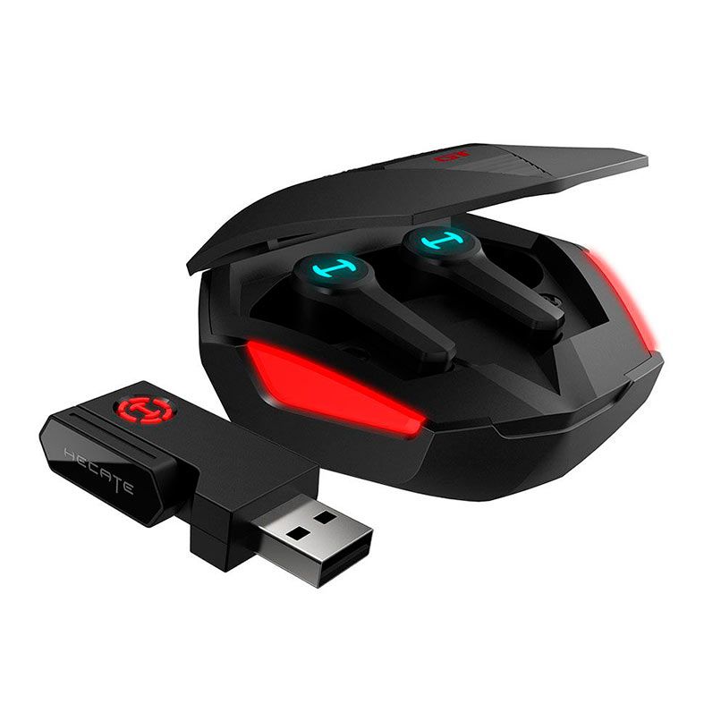 Fone de Ouvido Intra Auricular Edifier Hecate GT4s, TWS, RGB, Bluetooth, Preto, GT4S-BK