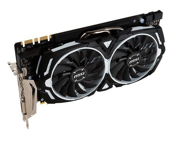 Placa de Vídeo MSI Geforce GTX 1080 ARMOR 8G OC GDDR5X 256Bit