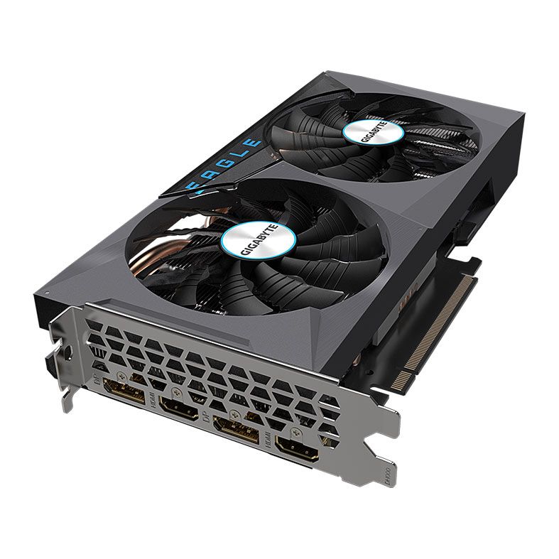 Placa de Video Gigabyte GeForce RTX 3060 Eagle, LHR, 12GB, GDDR6, 192-bit, GV-N3060EAGLE-12GD REV 2.0 NAC