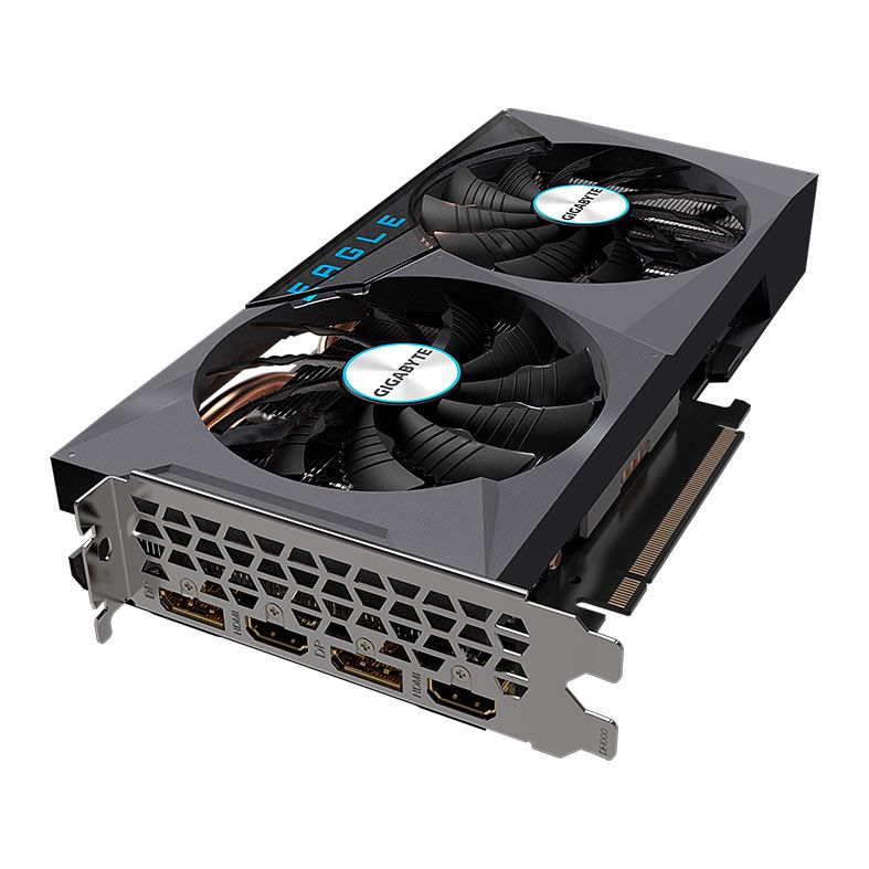 Placa de Video Gigabyte GeForce RTX 3060 Ti Eagle OC, LHR, 8GB, GDDR6, 256-bit, GV-N306TEAGLE OC-8GD REV 2.0