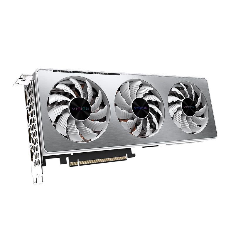 Placa de Video Gigabyte GeForce RTX 3060 Ti Vision OC, LHR, 8GB, GDDR6, 256-bit, GV-N306TVISION OC-8GD REV2.0