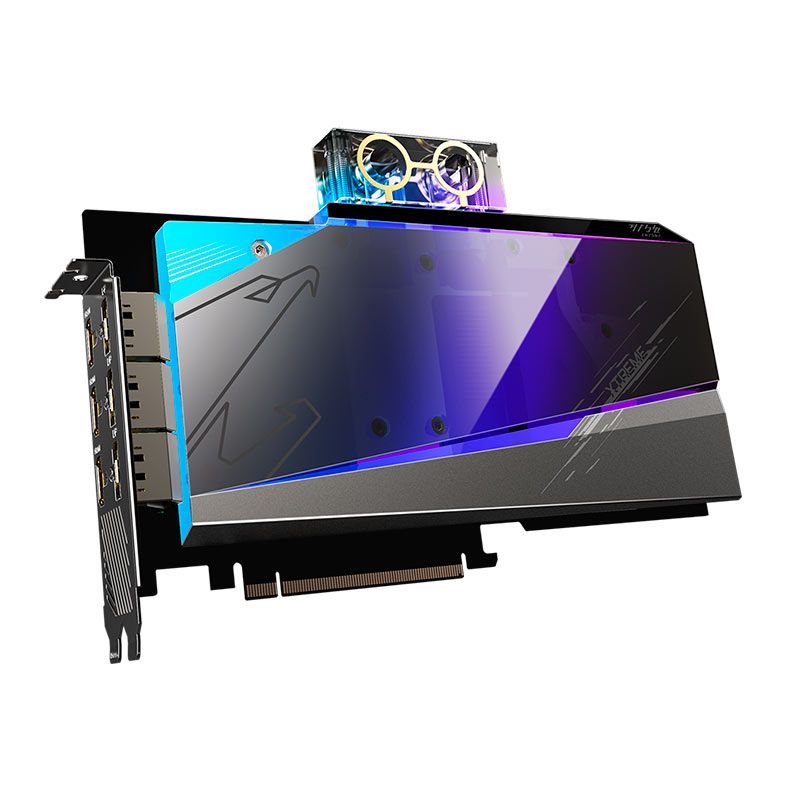 Placa de Video Gigabyte GeForce RTX 3080 Aorus Xtreme Waterforce WB, 12GB, GDDR6X, 384-bit, GV-N3080AORUSXWB-12GD