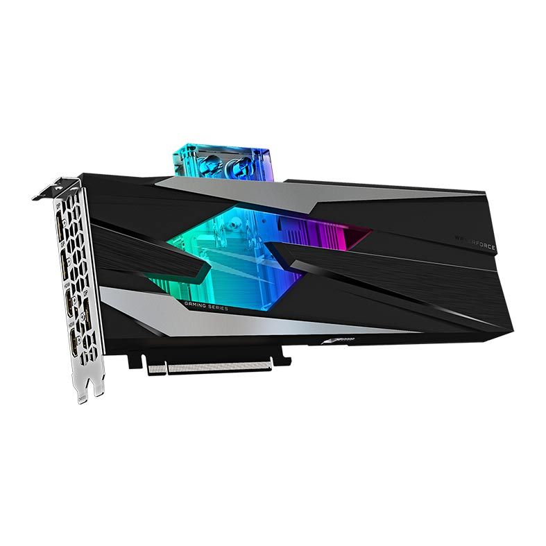 Placa de Video Gigabyte GeForce RTX 3080 Gaming OC Waterforce WB 10GB GDDR6X 320-bit, GV-N3080GAMINGOC WB-10GD
