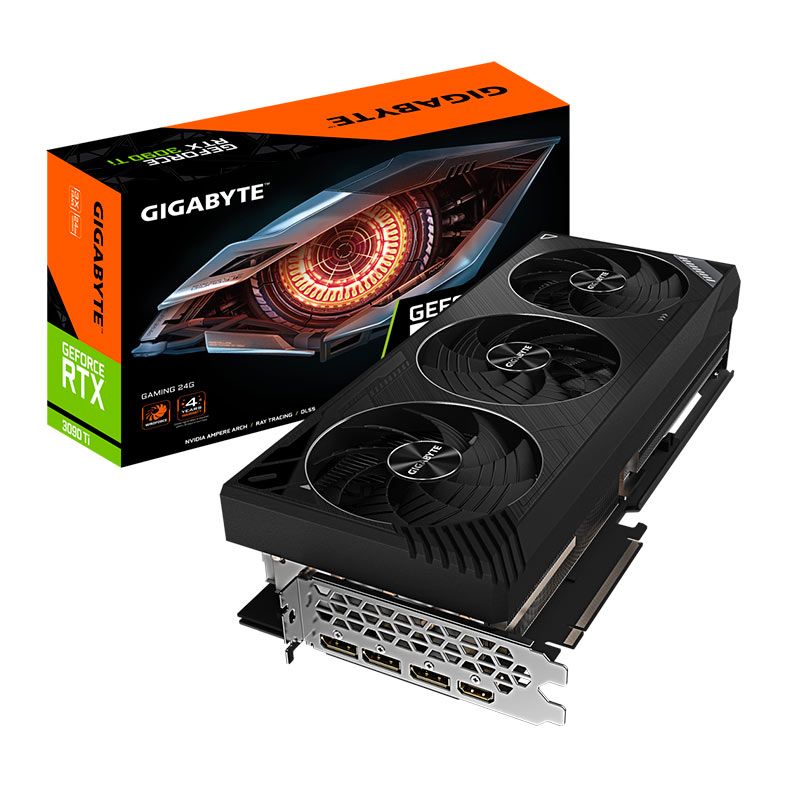 Placa de Video Gigabyte GeForce RTX 3090 Ti Gaming, 24GB, GDDR6X, 384-bit, GV-N309TGAMING-24GD