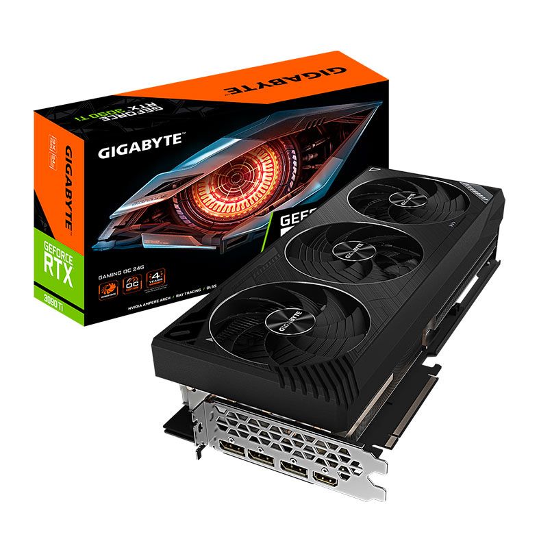 Placa de Video Gigabyte GeForce RTX 3090 Ti Gaming OC, 24GB, GDDR6X, 384-bit, GV-N309TGAMINGOC-24GD