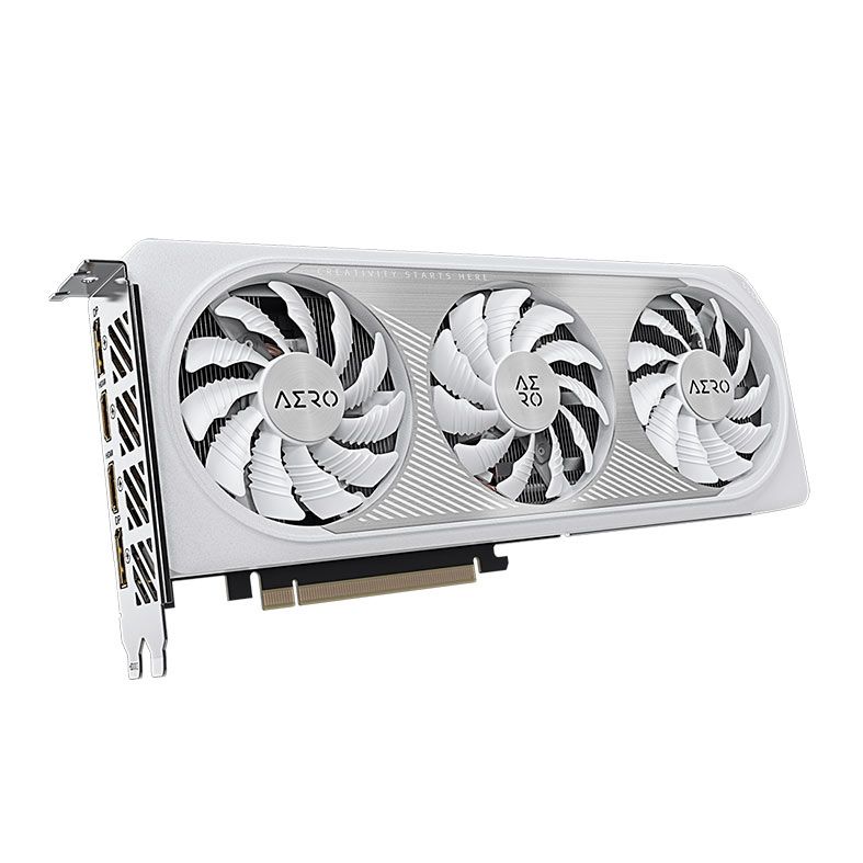Placa de Video Gigabyte GeForce RTX 4060 Aero OC, 8GB, GDDR6, 128-bit, GV-N4060AERO-OC-8GD