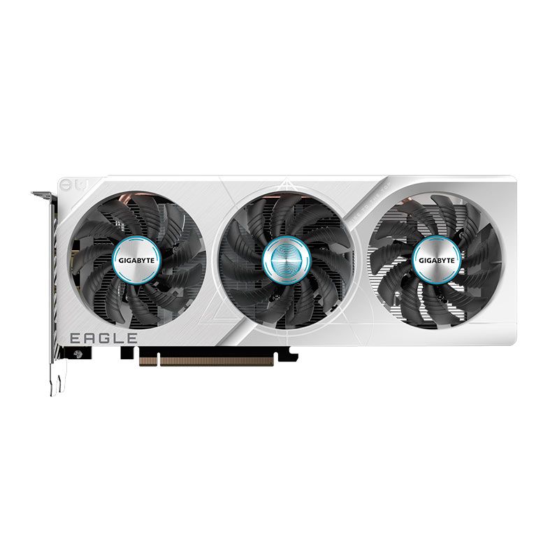 Placa de Video Gigabyte GeForce RTX 4060 Eagle ICE OC, 8GB, GDDR6, 128-bit, GV-N4060EAGLE-OC-ICE-8GD