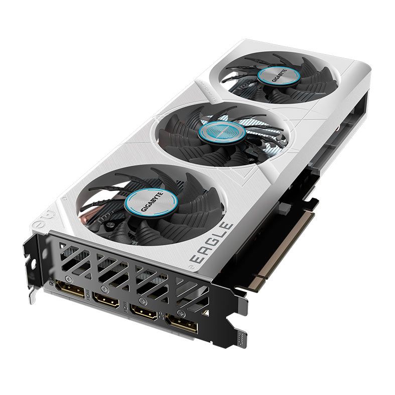 Placa de Video Gigabyte GeForce RTX 4060 Eagle ICE OC, 8GB, GDDR6, 128-bit, GV-N4060EAGLE-OC-ICE-8GD