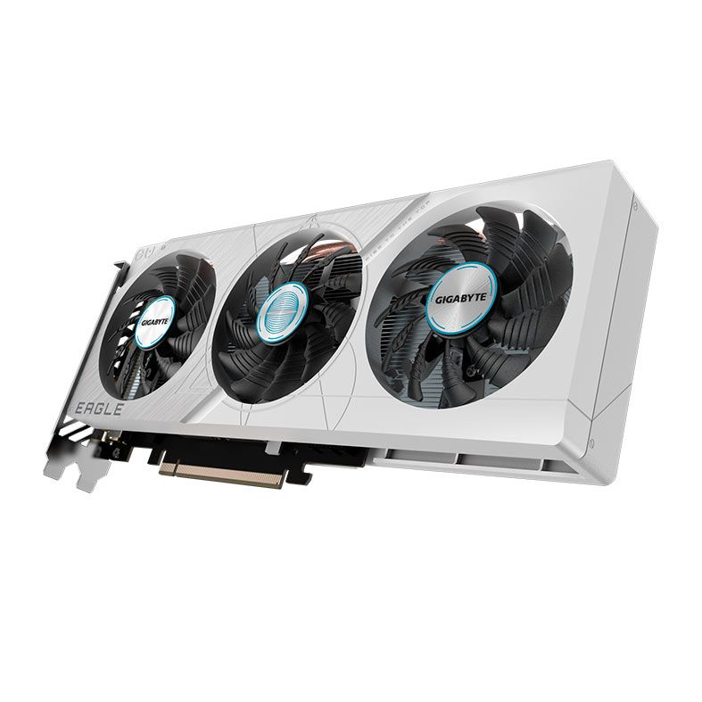 Placa de Video Gigabyte GeForce RTX 4060 Eagle ICE OC, 8GB, GDDR6, 128-bit, GV-N4060EAGLE-OC-ICE-8GD