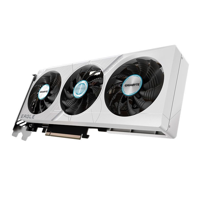 Placa de Video Gigabyte GeForce RTX 4060 Ti Eagle OC ICE , 8GB, GDDR6, 128-bit, GV-N406TEAGLE-OC-ICE-8GD