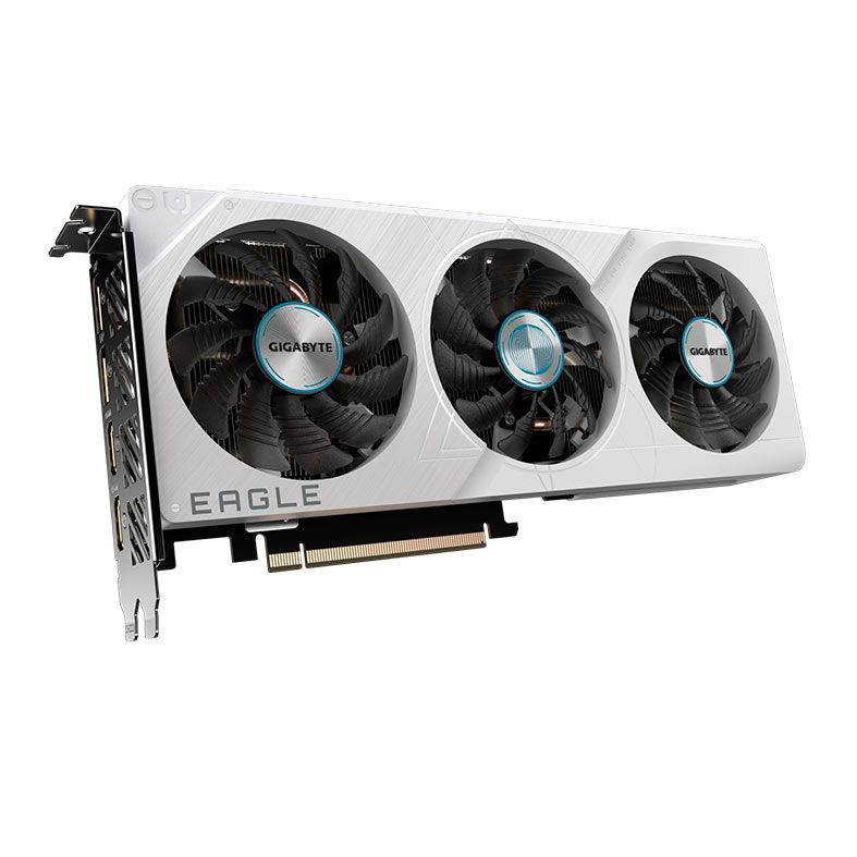 Placa de Video Gigabyte GeForce RTX 4060 Ti Eagle OC ICE , 8GB, GDDR6, 128-bit, GV-N406TEAGLE-OC-ICE-8GD