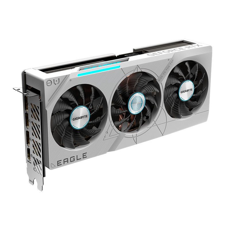 Placa de Video Gigabyte GeForce RTX 4070 Ti Super Eagle Ice OC, 16GB, GDDR6X, 256-bit, GV-N407TSEAGLE-OC-ICE-16GD