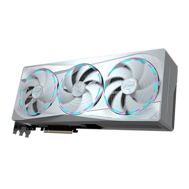 Placa de Video Gigabyte GeForce RTX 5080 Aorus Master Ice, 16GB, GDDR7, 256-bit, GV-N5080AORUSM-ICE-16GD - PRE VENDA