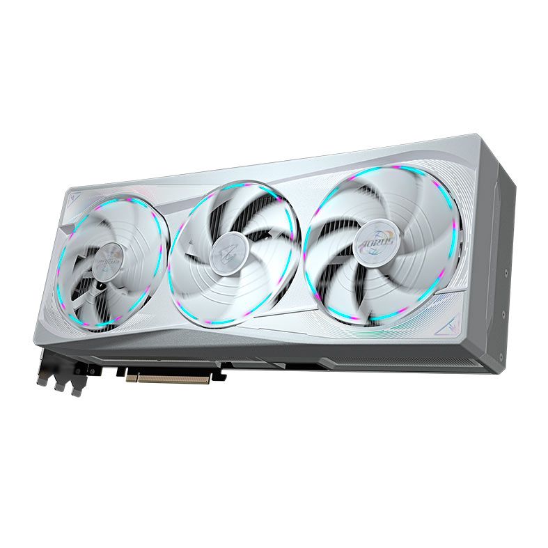 Placa de Video Gigabyte GeForce RTX 5090 Aorus Master Ice, 32GB, GDDR7, 512-bit, GV-N5090AORUS-M-ICE-32GD