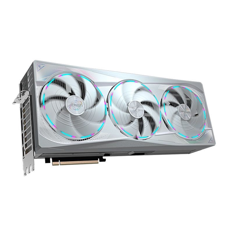 Placa de Video Gigabyte GeForce RTX 5090 Aorus Master Ice, 32GB, GDDR7, 512-bit, GV-N5090AORUS-M-ICE-32GD