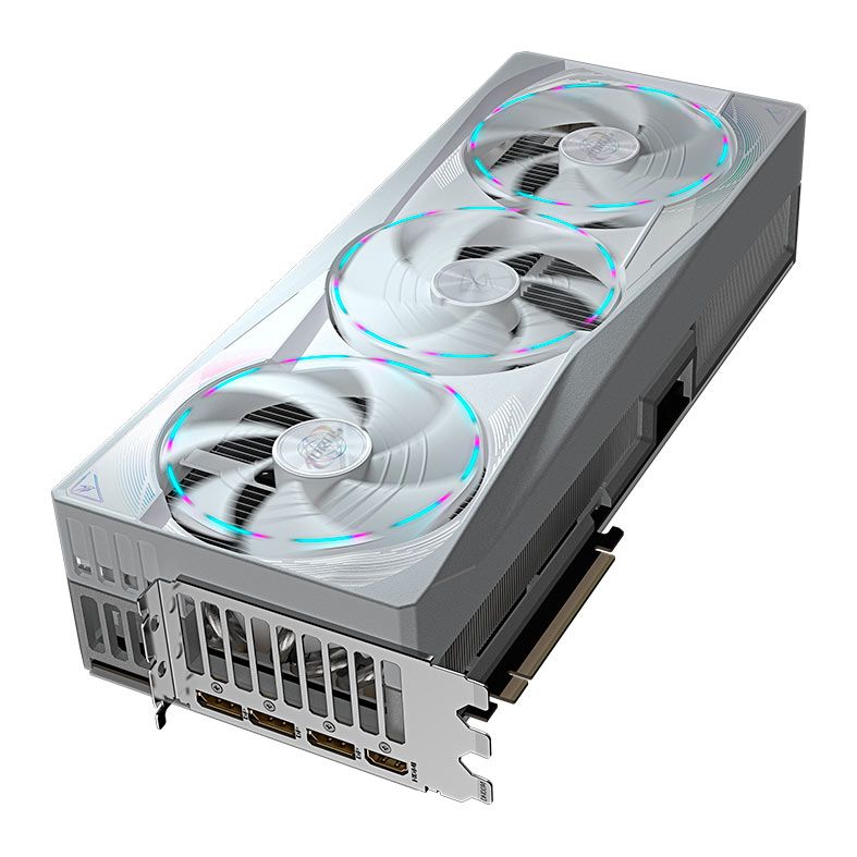 Placa de Video Gigabyte GeForce RTX 5090 Aorus Master Ice, 32GB, GDDR7, 512-bit, GV-N5090AORUS-M-ICE-32GD
