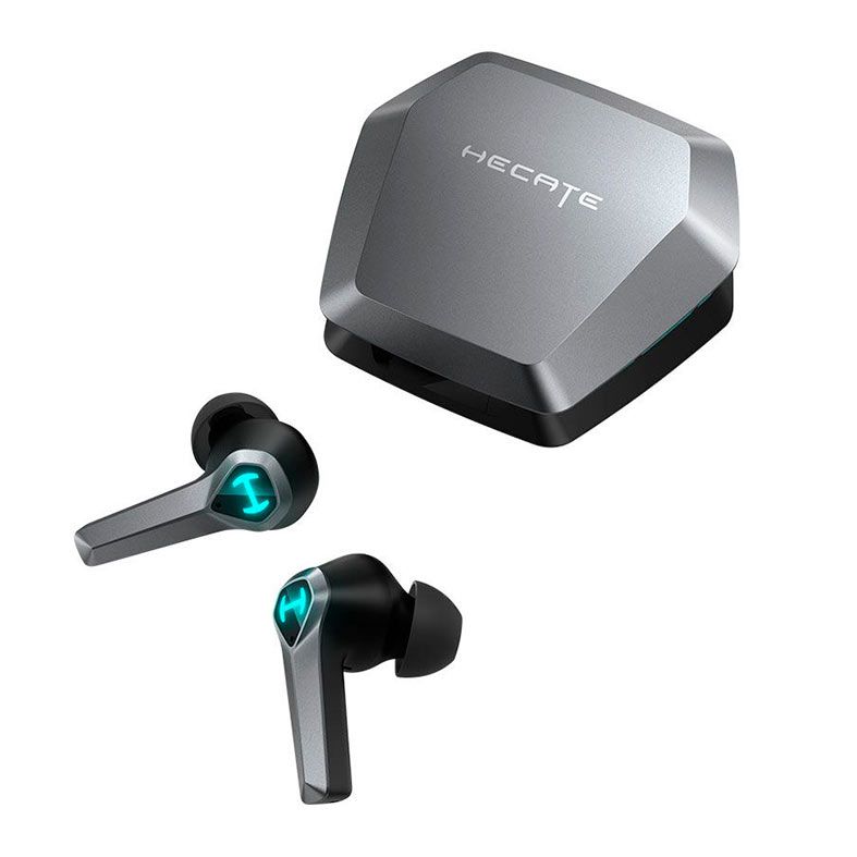 Fone de Ouvido Gamer Edifier GX04 Hecate, TWS, Bluetooth, Cinza, GX04-CINZA
