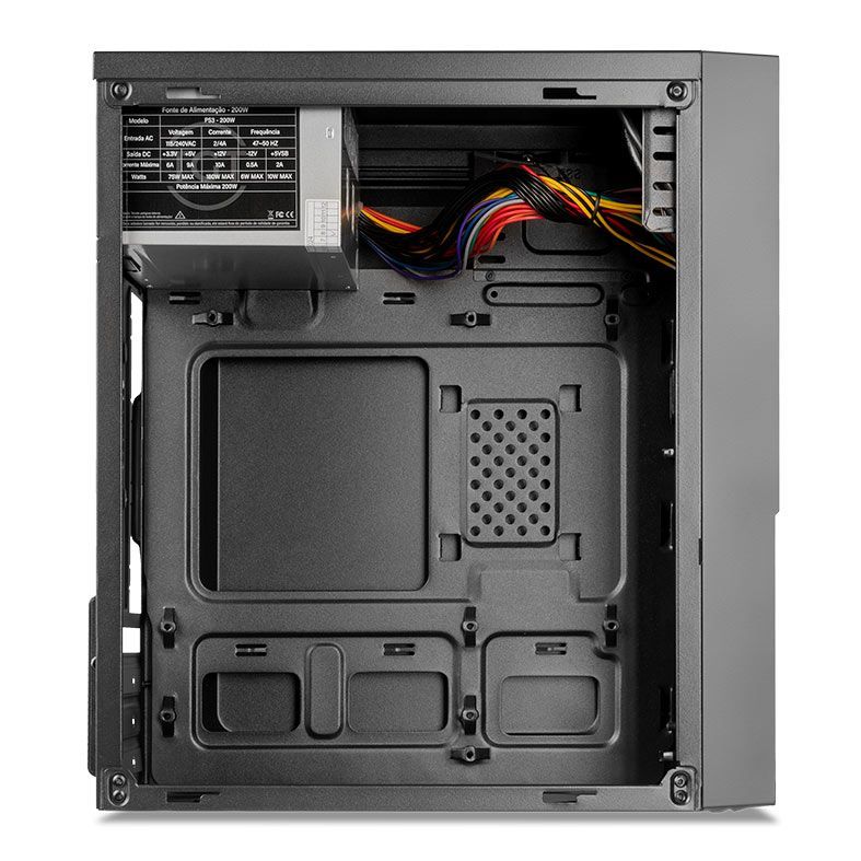 PC Home Completo Mancer HM781, Intel Core i3, 8GB DDR3, SSD 120GB + Monitor + Cadeira + Kit Periféricos 
