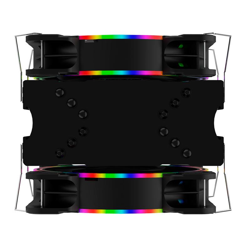 Cooler Para Processador Alseye H120D, Rainbow, 120mm, Preto, H120D-B-ALSEYE